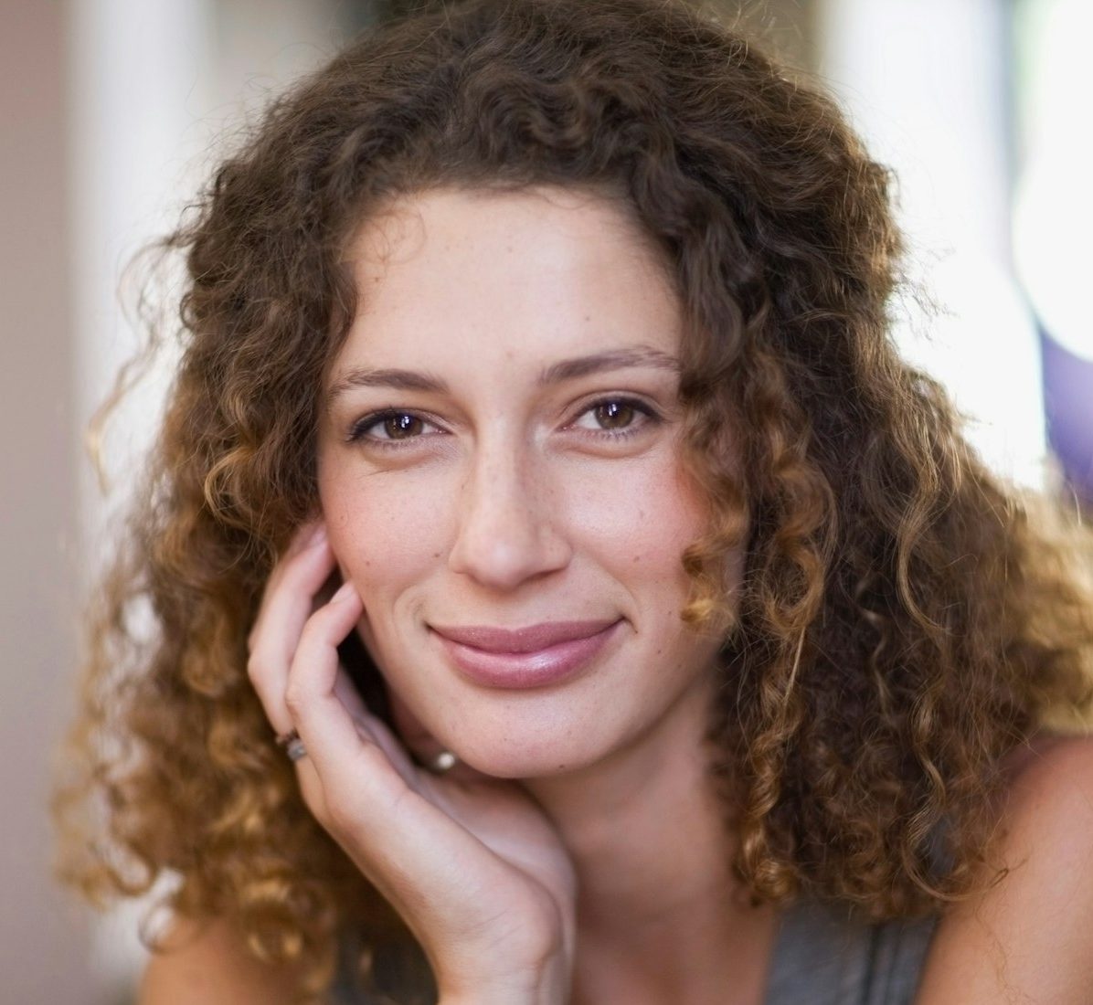 romantic Portrait of a Woman smiling